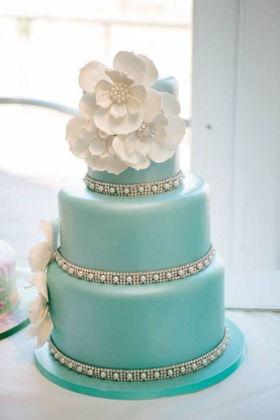 Tiffany Inspired cake