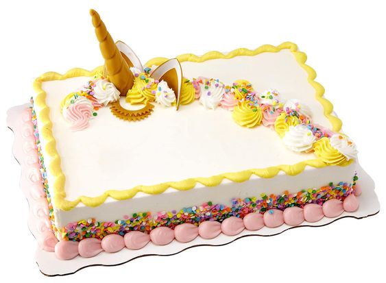 Walmart Cakes - Unicorn Sheet Cake